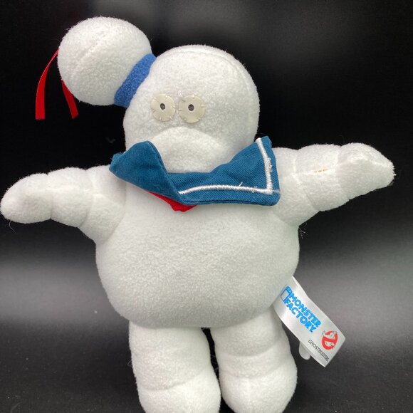 Ghostbusters Stay Puft 8” Marshmallow Man Stuffed Plushie Toy Monster Factory - Picture 2 of 8